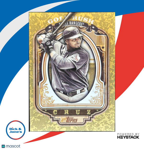 2012 Topps Nelson Cruz Gold Rush Wrapper Redemption #9 Texas Rangers