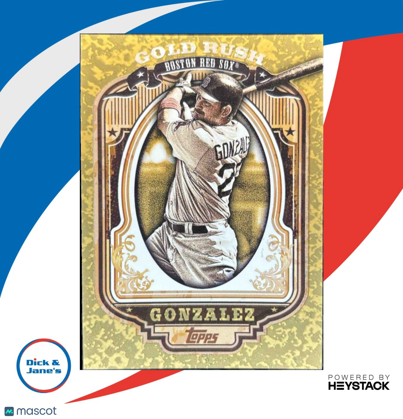 2012 Topps Adrian Gonzalez Gold Rush Wrapper Redemption #2 Boston Red Sox