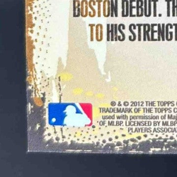 2012 Topps Adrian Gonzalez Gold Rush Wrapper Redemption #2 Boston Red Sox