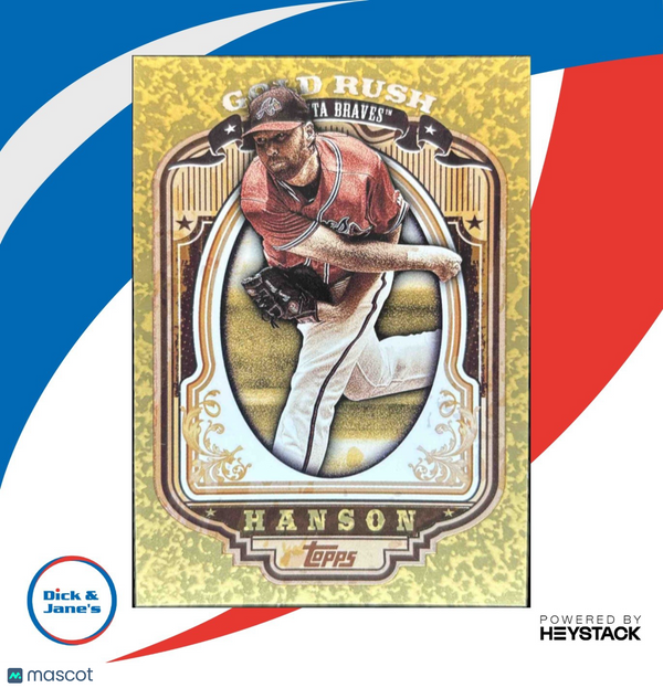 2012 Topps Tommy Hanson Gold Rush Wrapper Redemption #32 Atlanta Braves