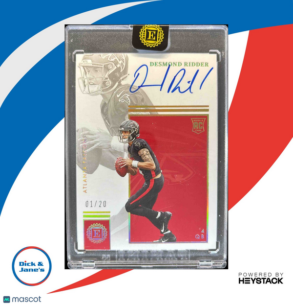 2022 Panini Encased Desmond Ridder Auto 1/20 #104 RC Atlanta Falcons