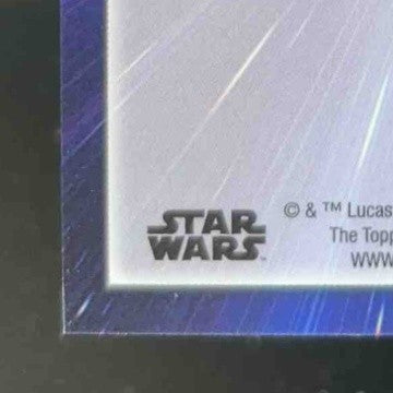 2022 Topps Chrome Star Wars Galaxy Sandtrooper Atop a Dewback SN99 Wave /99 #17