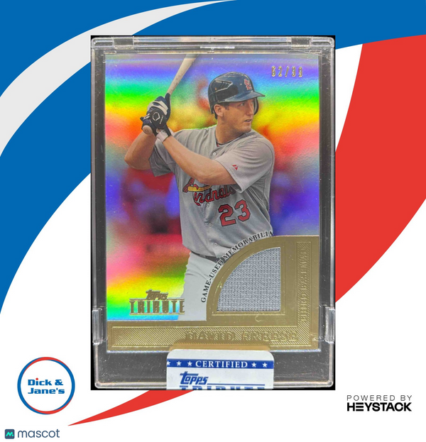 2012 Topps Tribute David Freese To The Stars Relics 2/99 St. Louis Cardinals