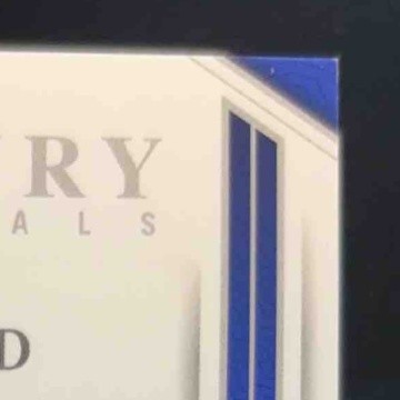 2022 National Treasures Aaron Donald Century Materials Gold /49 Los Angeles Rams