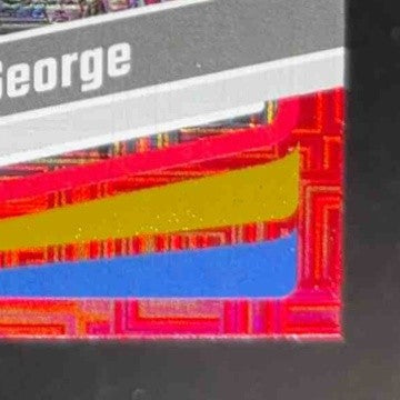 2023-24 Panini Donruss Paul George Red Laser Holo /99 #167 Los Angeles Clippers