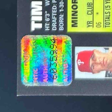 2007 Topps Chrome Tim Gradoville #361 Auto RC Philadelphia Phillies