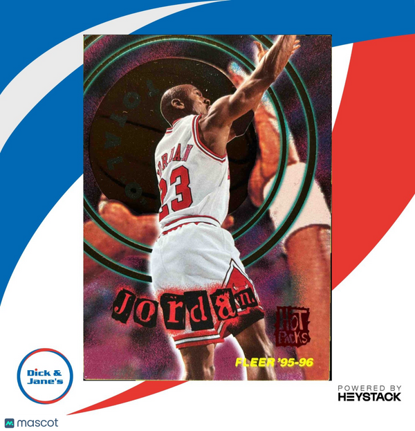 1995-96 Fleer Michael Jordan Total O Hot Pack #2 Chicago Bulls