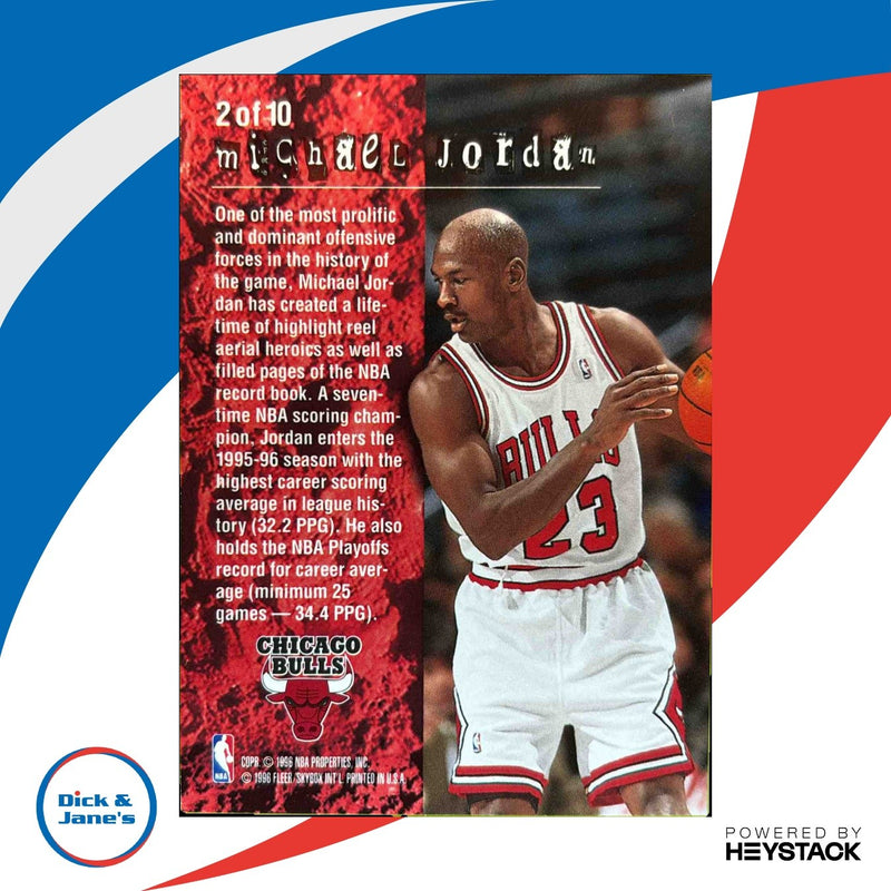 1995-96 Fleer Michael Jordan Total O Hot Pack