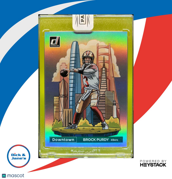 2024 Panini Donruss Brock Purdy Downtown! SSP #4 San Francisco 49ers