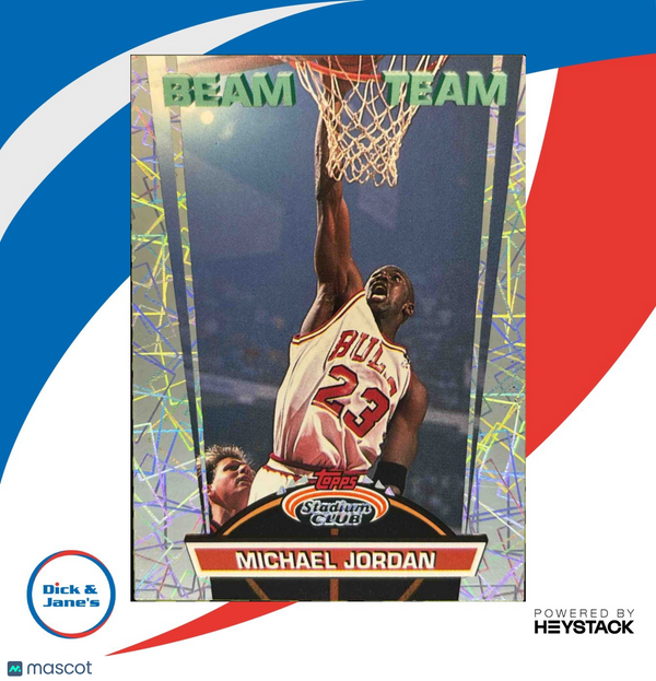 1992-93 Topps 93 Stadium Club Michael Jordan Beam Team #1 Chicago Bulls