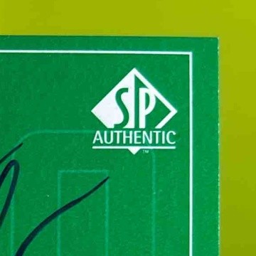 1998 SP Authentic Fred Taylor Player's Ink Green RC Auto Jacksonville Jaguars