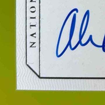 2022 National Treasures Collegiate Alec Pierce Team Logo Signatures /49 Auto RC