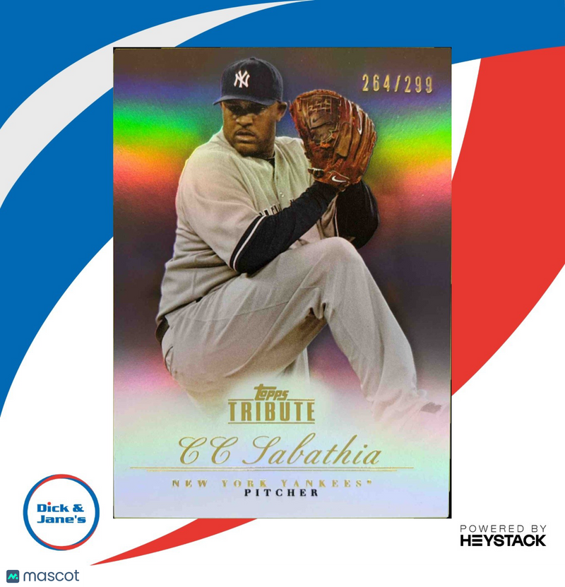 2012 Topps Tribute CC Sabathia Bronze 264/299