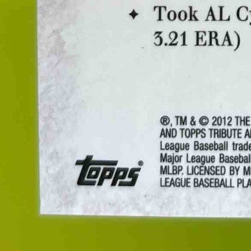 2012 Topps Tribute CC Sabathia Bronze 264/299