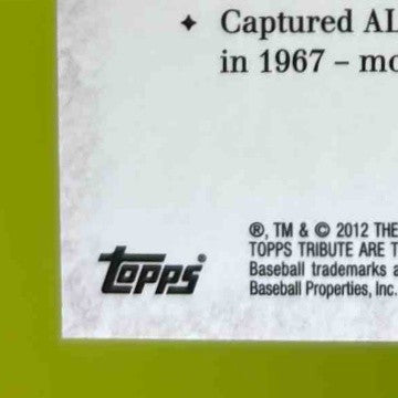 2012 Topps Tribute Carl Yastrzemski Bronze /299