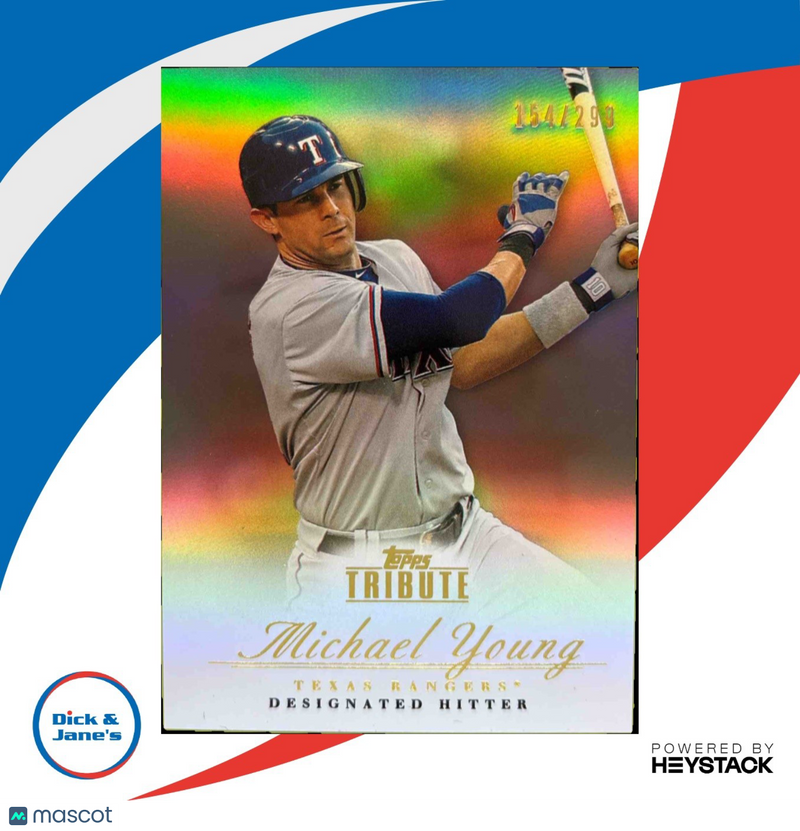 2012 Topps Tribute Michael Young Bronze /299