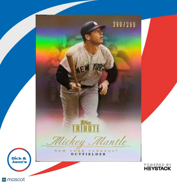 2012 Topps Tribute Mickey Mantle Bronze 290/299 #48 New York Yankees