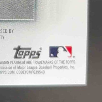 2020 Bowman Platinum Gunnar Henderson Top Prospect Auto TOP-70 Baltimore Orioles
