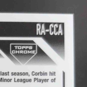 2023 Topps Chrome Corbin Carroll Rookie Auto Refractor /499 Arizona Diamondbacks