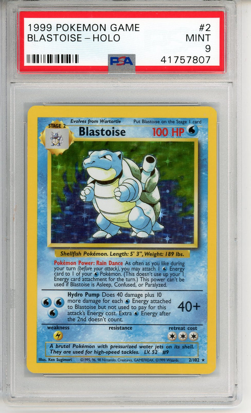 1999 Pokemon Game PokéMon TCG Blastoise