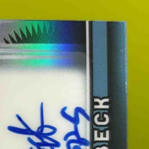 2025 Leaf Metal Pop Century Michael Beck Auto Kaleidoscope Blue 6/7 #BA-MB3