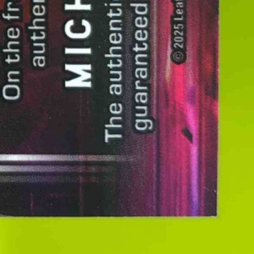 2025 Leaf Metal Pop Century Michael Beck Auto Kaleidoscope Blue 6/7 #BA-MB3