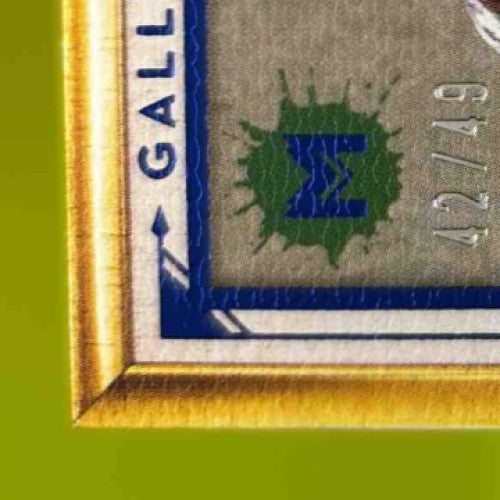 2023-24 Topps Motif Shawn Kemp Gallery Graphs Ultramarine Blue 42/49 #GG-SK Auto