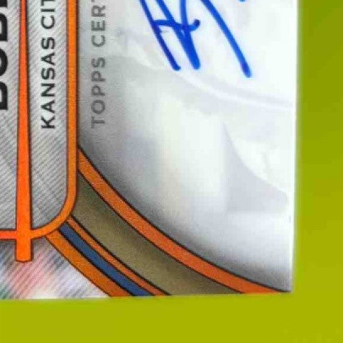 2025 Topps Tribute Bobby Witt Jr. Auto Orange 20/25 #TA-BW Kansas City Royals