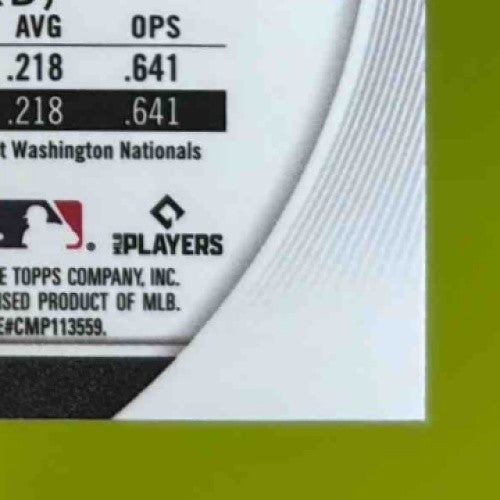2025 Bowman Dylan Crews Chrome Red RC Rookie Redemption #42 Washington Nationals