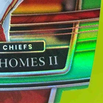 2021 Select Patrick Mahomes Neon Green Prizm Die Cut 199/349 Concourse KC Chiefs