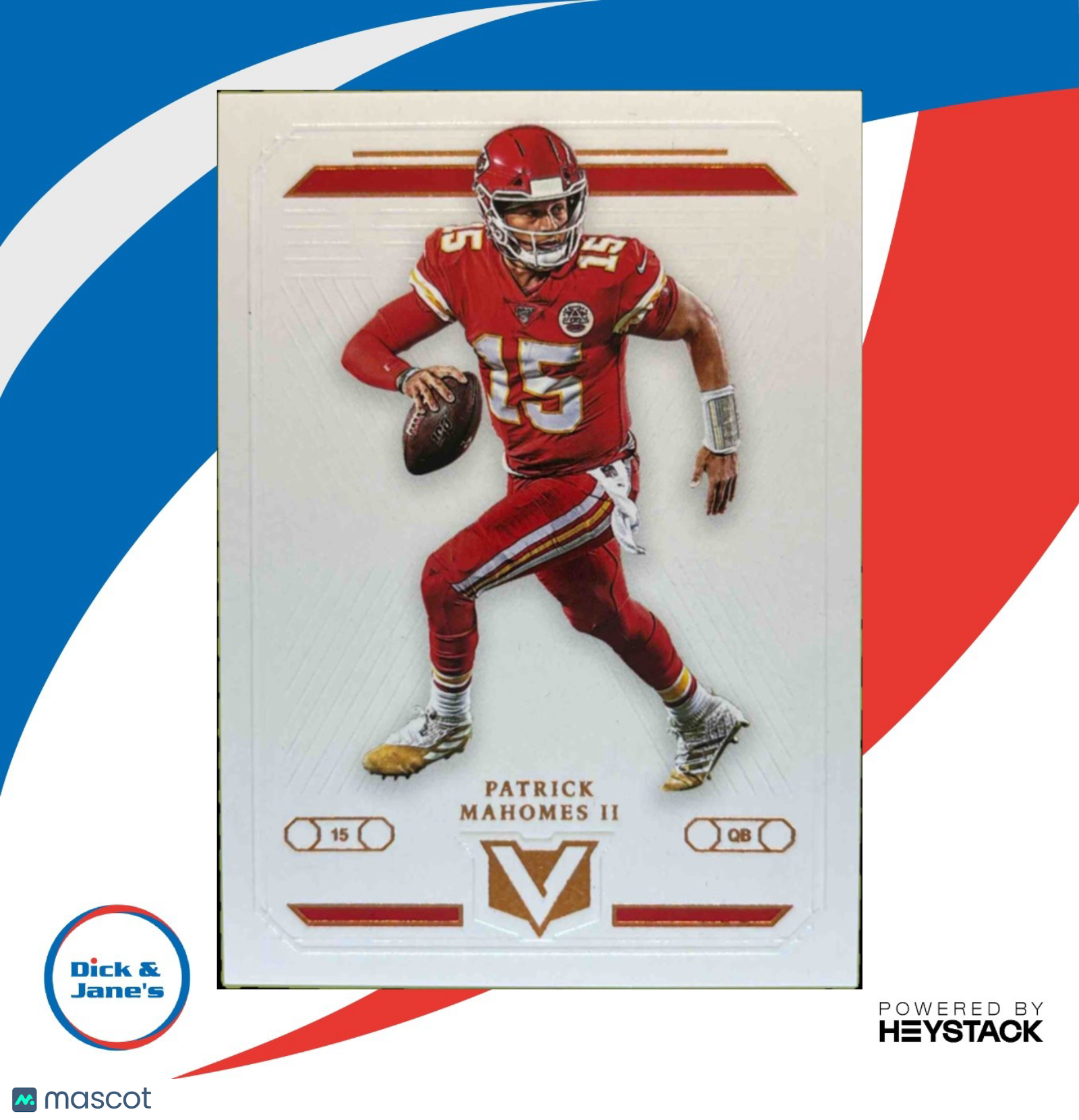 2019 Panini Chronicles Patrick Mahomes II Vertex #V-21 Kansas City Chiefs