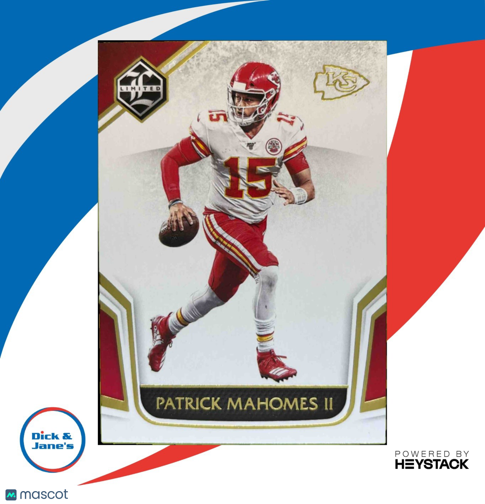2020 Panini Limited Patrick Mahomes II #1 Kansas City Chiefs