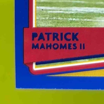2020 Panini Donruss Patrick Mahomes II Press Proof Blue #1b Kansas City Chiefs