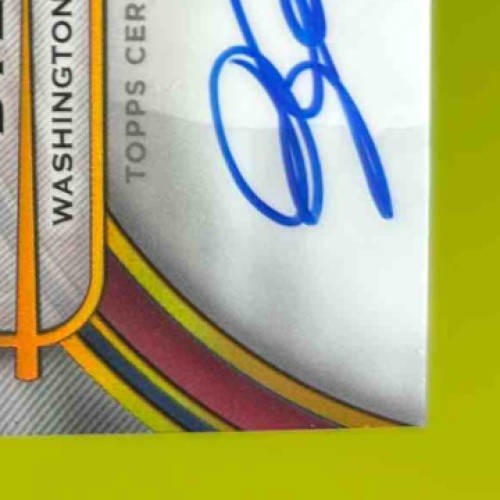 2025 Topps Tribute Dylan Crews Auto Gold 63/75 #TA-DC RC Washington Nationals