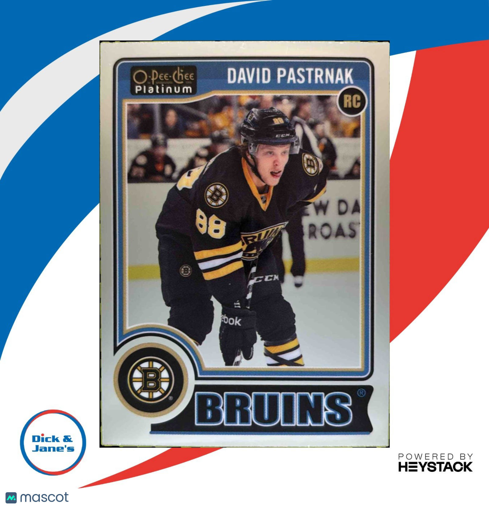 2014-15 O-Pee-Chee Platinum David Pastrnak #177 RC Boston Bruins A