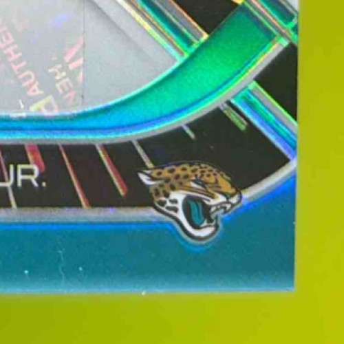 2021 Spectra Travis Etienne Jr. Rookie Patch Auto Hyper /60 Jacksonville Jaguars