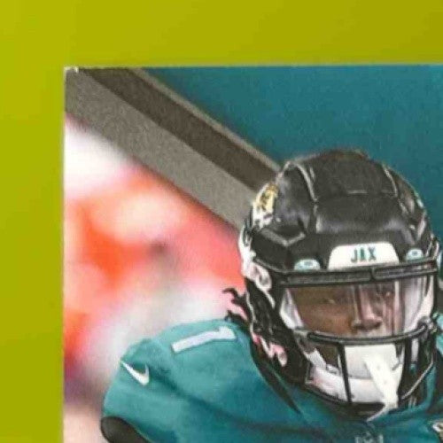 2021 Spectra Travis Etienne Jr. Rookie Patch Auto Hyper /60 Jacksonville Jaguars