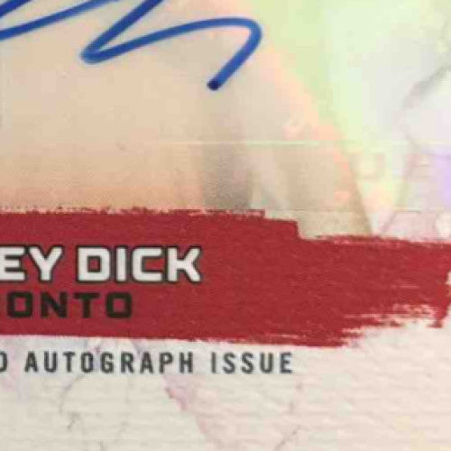 2023-24 Topps Motif Gradey Dick Rookie Quad Relic Auto Ultramarine Blue 3/35 RC