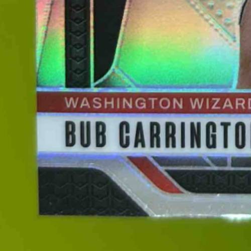 2024-25 Panini Prizm Bub Carrington Silver Holo #244 RC Washington Wizards