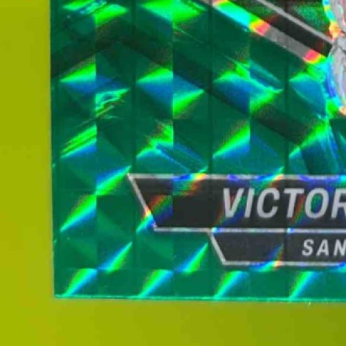 2023-24 Panini Mosaic Victor Wembanyama Green Mosaic Prizm #238 RC San Antonio
