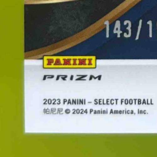 2023 Select Will Levis White Prizms Die Cut 143/199 206 Club RC Tennessee Titans