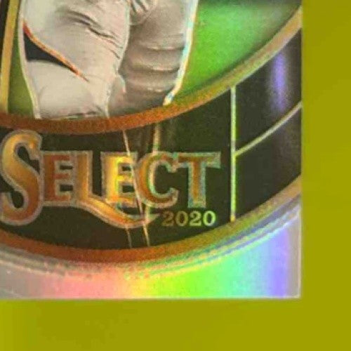 2020 Select Jerry Jeudy Jumbo Rookie Signature Swatches Prizm 11/99 Auto Broncos