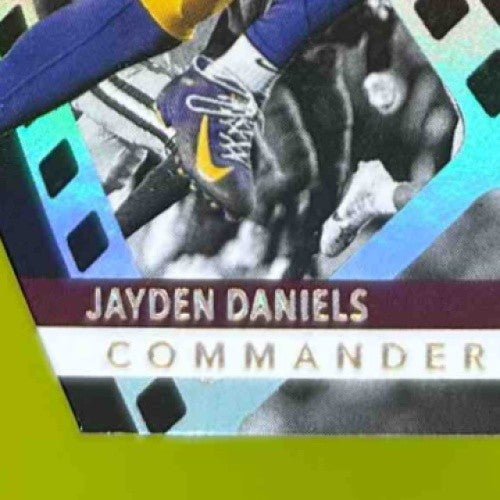 2024 Prestige Jayden Daniels Human Highlight Film Die Cut Washington Commanders