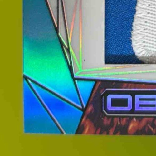 2024 Panini Obsidian Brenden Rice Rookie Eruption Materials Blue 8/25 Chargers