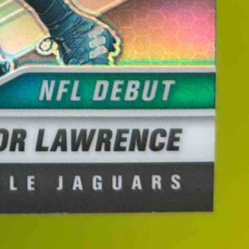 2021 Panini Mosaic Trevor Lawrence Prizm Silver #241 RC Jacksonville Jaguars