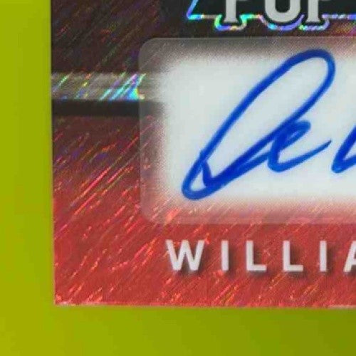 2025 Leaf Metal Pop Century William Shatner Auto Diagonal Shimmer Red /2 #BA-WS1