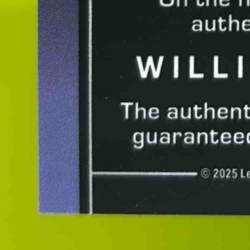 2025 Leaf Metal Pop Century William Shatner Auto Diagonal Shimmer Red /2 #BA-WS1