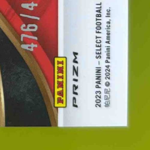 2023 Select Cedric Tillman Neon Green Prizms Die Cut 476/499 #288 Club RC Browns