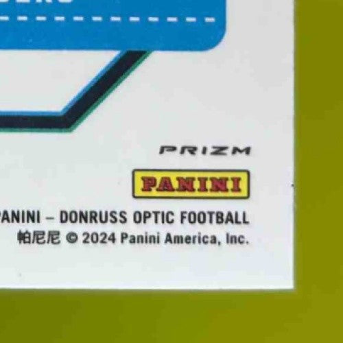 2024 Donruss Optic Ricky Pearsall Blue Glitter Rated Rookie San Francisco 49ers