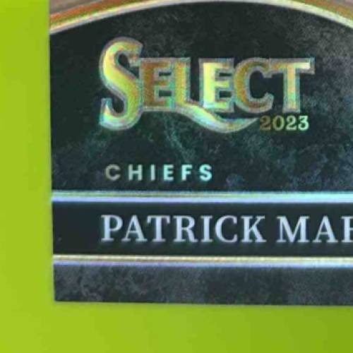 2023 Select Patrick Mahomes II Copper Prizms Die Cut 142/299 #226 Club Chiefs